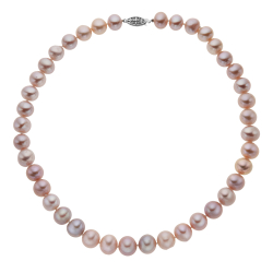 Náhrdelník ze sladkovodních kultivovaných perel se zlatým zapínáním