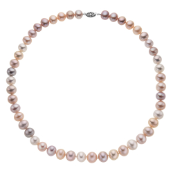 Náhrdelník ze sladkovodních kultivovaných perel se zlatým zapínáním