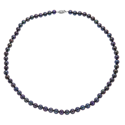 Náhrdelník ze sladkovodních perel se zlatým zapínáním v různých barvách