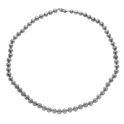 Náhrdelník ze sladkovodních kultivovaných perel se zlatým zapínáním