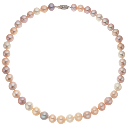 Náhrdelník ze sladkovodních kultivovaných perel se zlatým uzávěrem