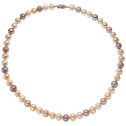 Náhrdelník ze sladkovodních kultivovaných perel se zlatým zapínáním