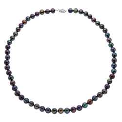 Náhrdelník ze sladkovodních perel se zlatým zapínáním v různých barvách