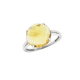 náhled Prsten z bílého zlata s citrínem